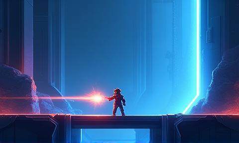 Thumbnail image for Project Chronos Ascent, showing sci-fi platformer gameplay