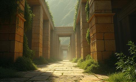 Thumbnail image for Forgotten Relics, showing an ancient temple ruin