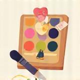 Icon representing art direction