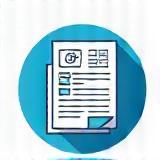 Icon representing technical documentation